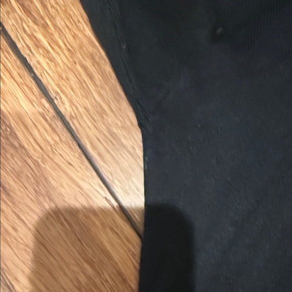 LOFT XL Black Tunic Cowlneck Sweater with XL Red Plaid Leggings - Picture 5 of 8